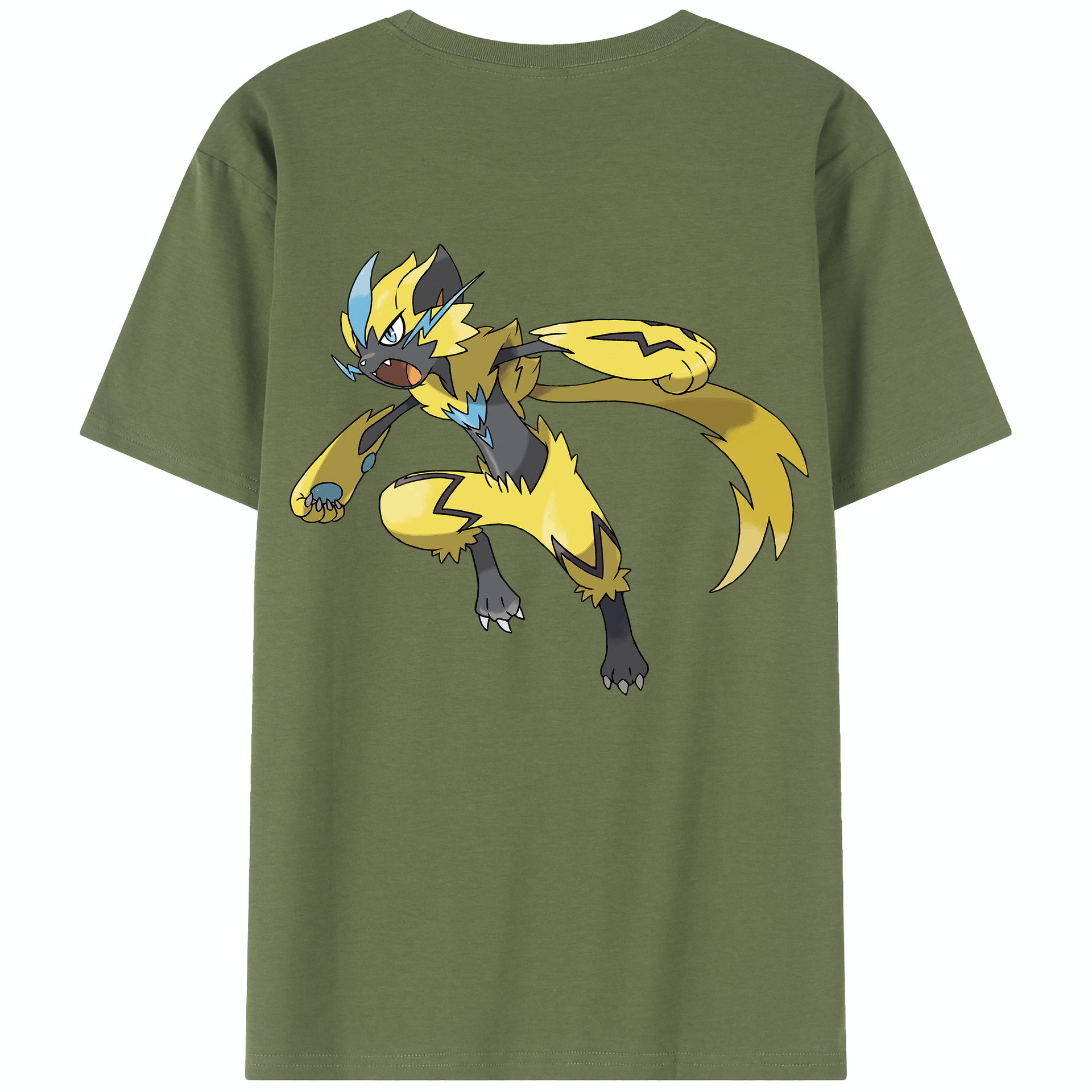 （画像用） ポケットモンスター Pokémon 綿100％半袖Tシャツ（背面プリント）